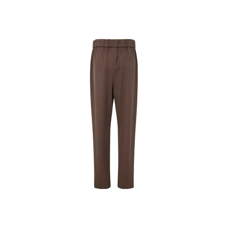 GIORGIO ARMANI High Waist Straight Leg Trousers-0