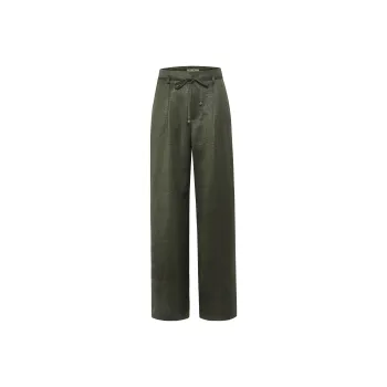 BBLLUUEE Casual Pants Women's Turquoise Tea Green