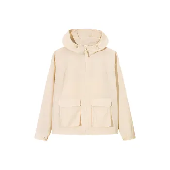 CHAOJIANTA Waterproof UV Protection Sun Protection Clothing Women's Grain Beige Yellow