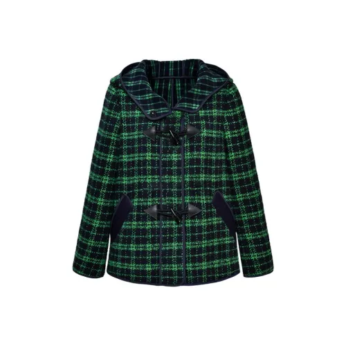 DIFFIE RIEGER Coats Women's Misty Grass Green