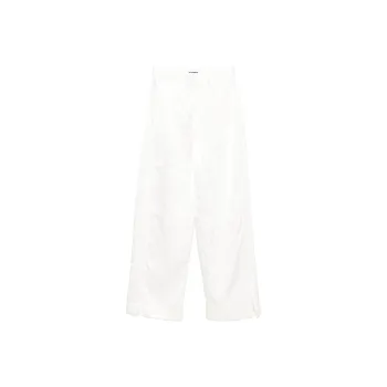 JIL SANDER Satin Straight Leg Trousers