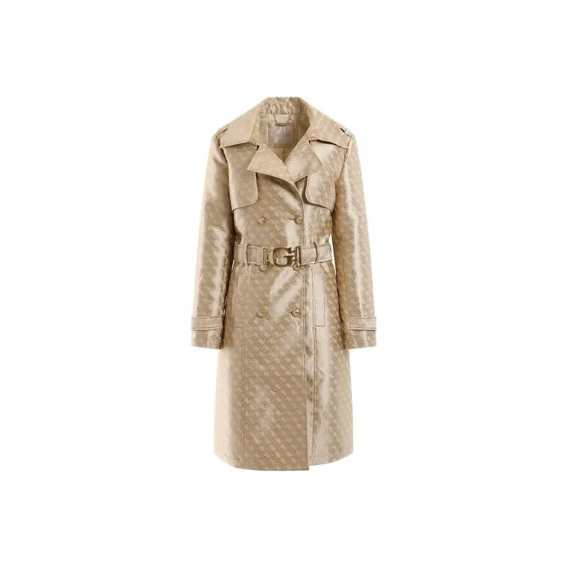 GUESS Trench Coat Women's Khaki-0