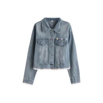 Juden Choi Denim Jacket Women's Blue