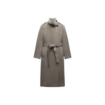 ZARA ZW Series Coats Women's Light Mink Color