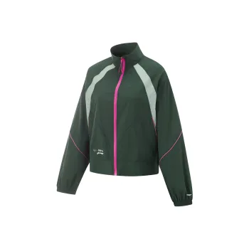 LiNing Fitness Series Trench Coat Women's Mountain View Green/Cream Green