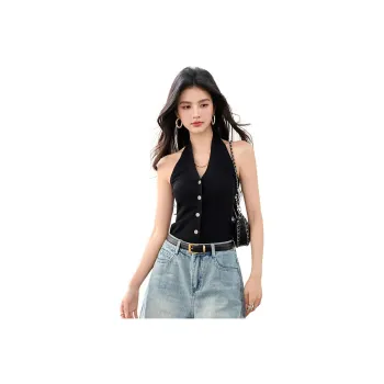 La Chapelle Tank Tops Women's Black