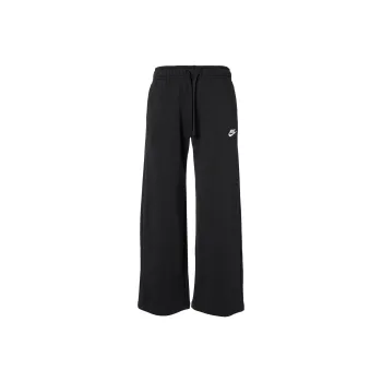 Nike Women's Mid Rise Wide Leg Sweatpants Black