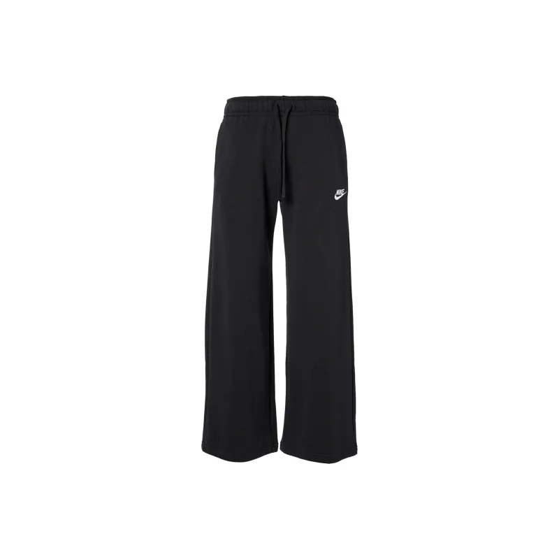 Nike Women's Mid-Rise Wide-Leg Sweatpants Black-0