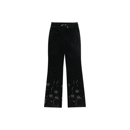 HARDY HARDY 블랙 여성 캐주얼 팬츠