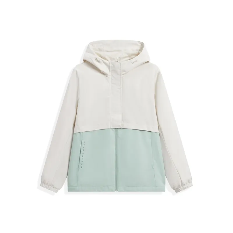 XTEP Trench Coat Women's Cotton White-0