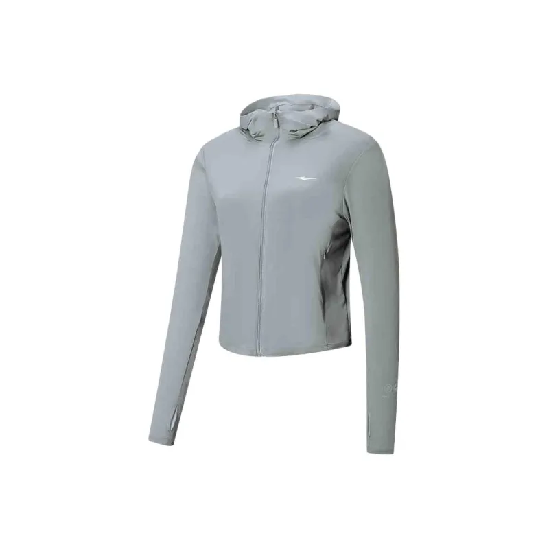 Erke Sports Collection Breathable UV Protection Quick Dry Sun Protection Clothing Women's Glacier Gray-0