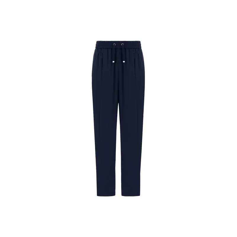 HERNO Lightweight Drawstring Cropped Trousers-0