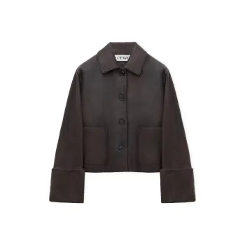 LOEWE Turn Up Jacket 'Brown'