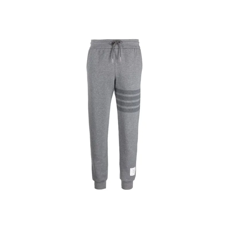 THOM BROWNE 4 Bar Drawstring Joggers-0