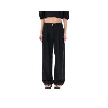 GANNI Drapey Pleated Trousers