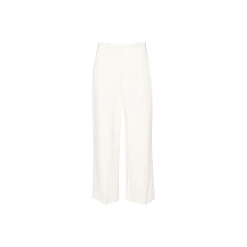 ERIKA CAVALLINI Straight leg Cropped Trousers-0