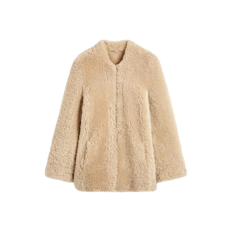 TOTEME Cinched Long Sleeved Jacket-0