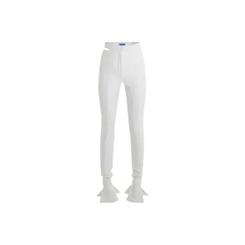 Mugler Bonded Eco Stretch Trousers