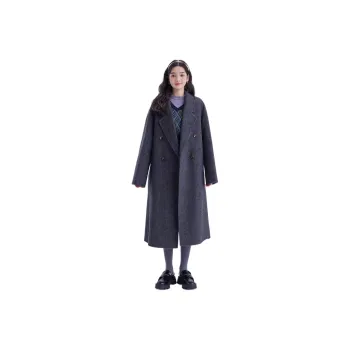 DEAR DEER PUFF Coats Women's Gray