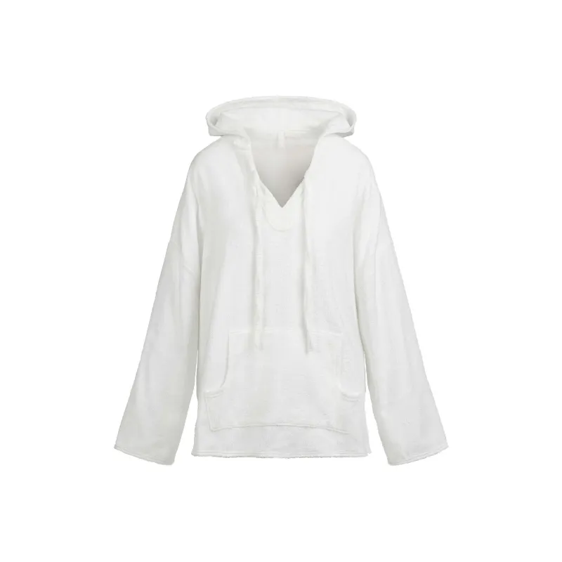 SKIMS SS25 TERRY COVER UPS OVERSIZED HOODIE Sweatshirt Women's SNOW/Snow-0