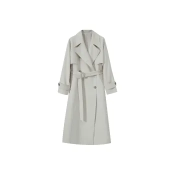 MOSIIMORII Trench Coat Women's Jazz White
