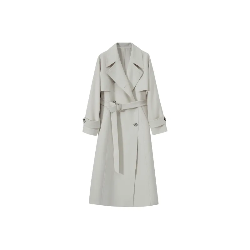 MOSIIMORII Trench Coat Women's Jazz White-0