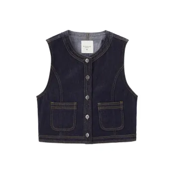 UNIQLO Vest Women's Denim Original