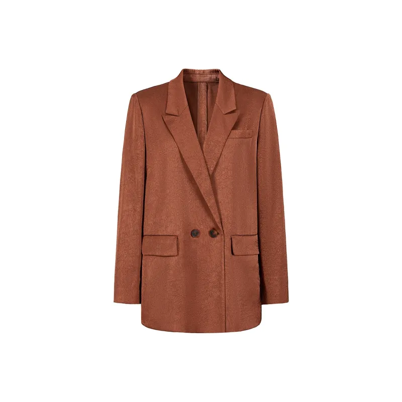JZ. ANNAKRO Business Suit Women's Red Coffee-0