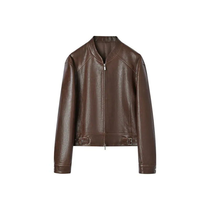SINBOS Leather Jackets Women's-4