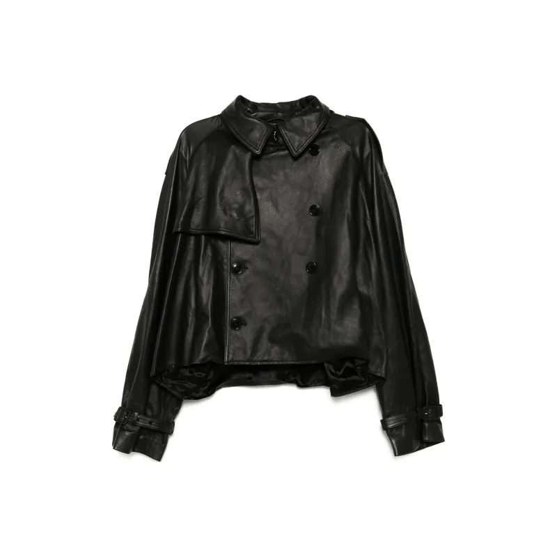 Vetements Double breasted Leather Jacket-0