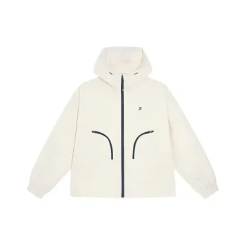XTEP Variety Training Collection Trench Coat Women's Mountain Moon White