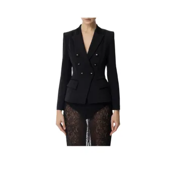 Elisabetta Franchi Business Suit Coat Women's Black