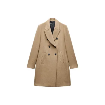 ZARA Coats Women's Tan