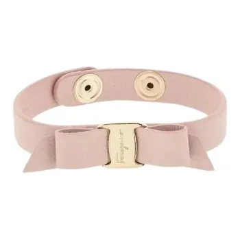FERRAGAMO Calfskin Bracelets Unisex Pink