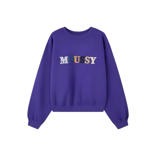 MOUSSY 여성 맨투맨