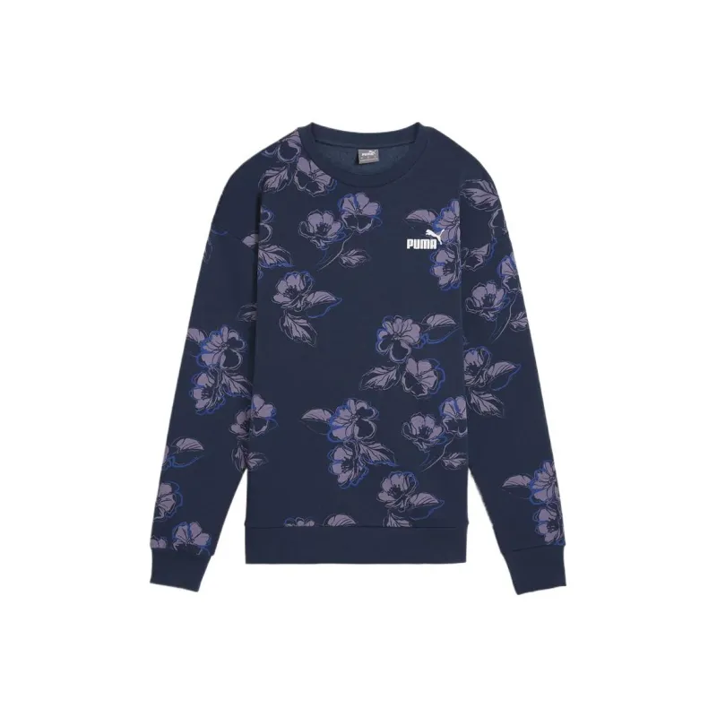 PUMA EssentialsFLORAL VIBES Sweatshirt Women's Blue-0