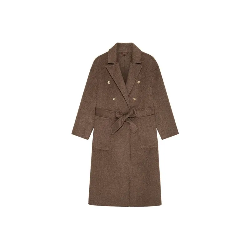 DKNY Coat Women's Medium Coffee-0