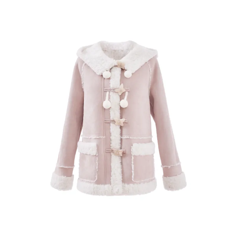 Blovelan Coats Women's Ballet Pink-0