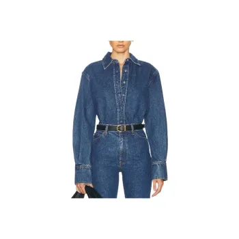 GRLFRND Denim Jacket Women's Blue