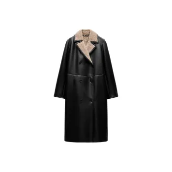 ZARA ZW Series Coats Women's Black