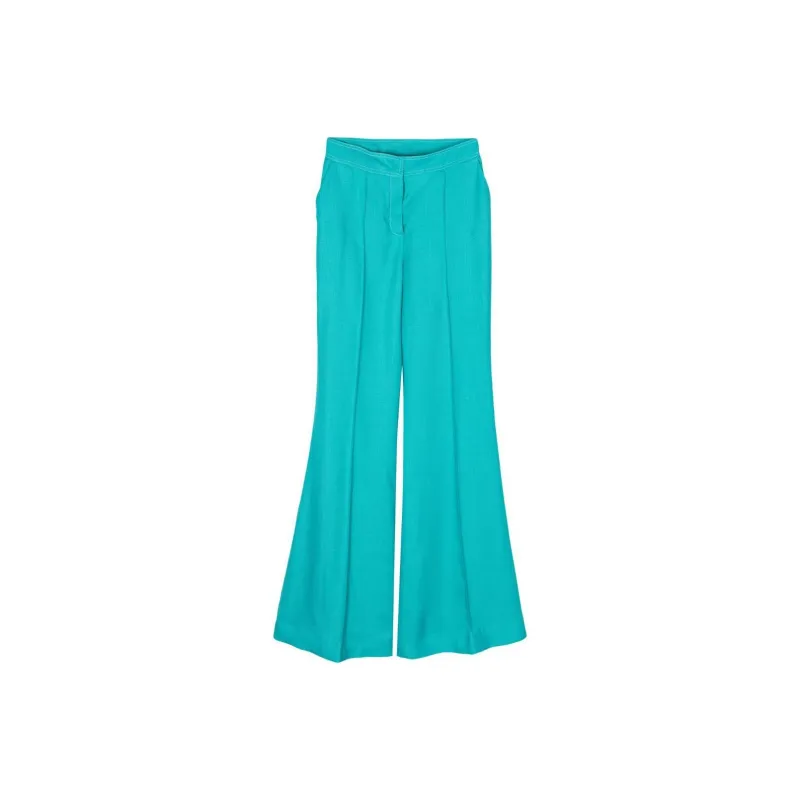 ELIE SAAB Champagne Flared Trousers-0