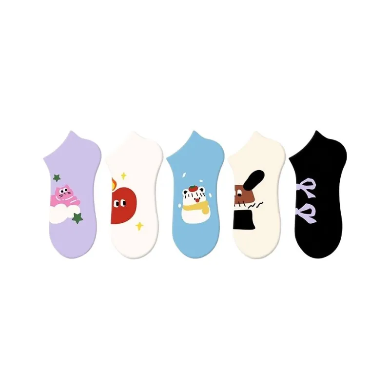 JKN No Show Socks Women's 5 Pack-7