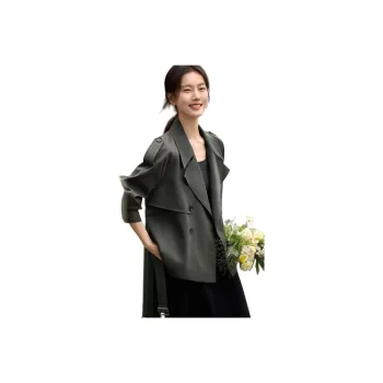 XWI Trench Coat Women's Pine Lime Green