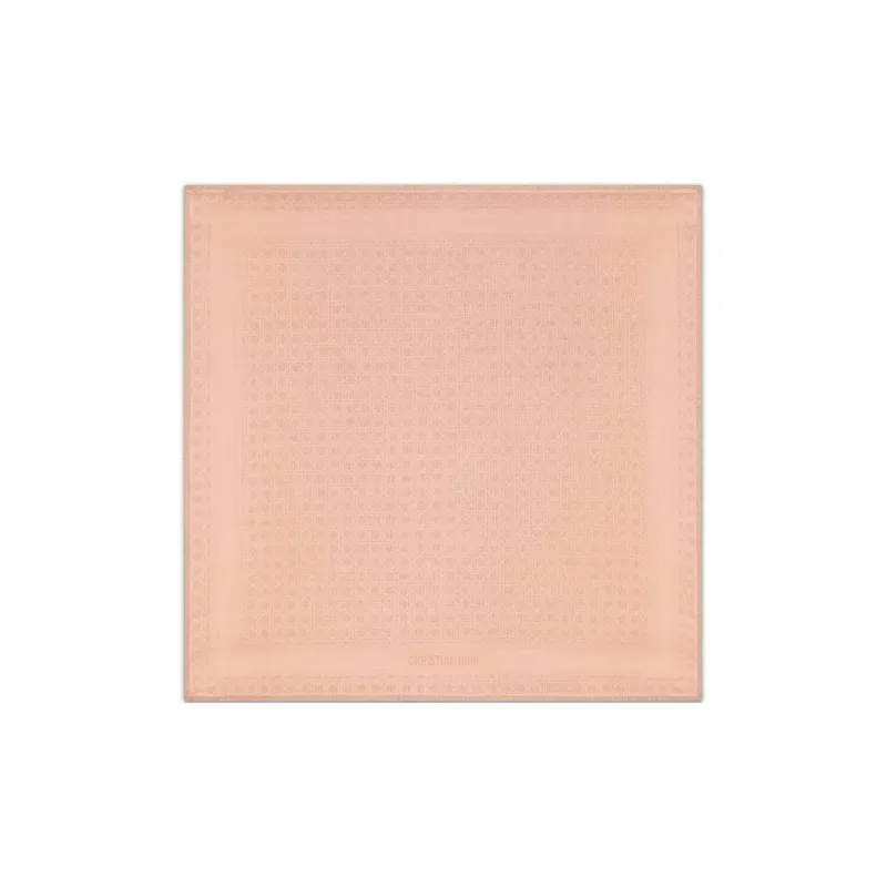 DIOR Cashmere Knit Scarves Women's Orange-0