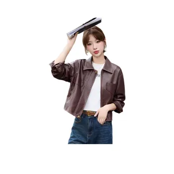 Yi Mengyuan Leather Jacket Women's