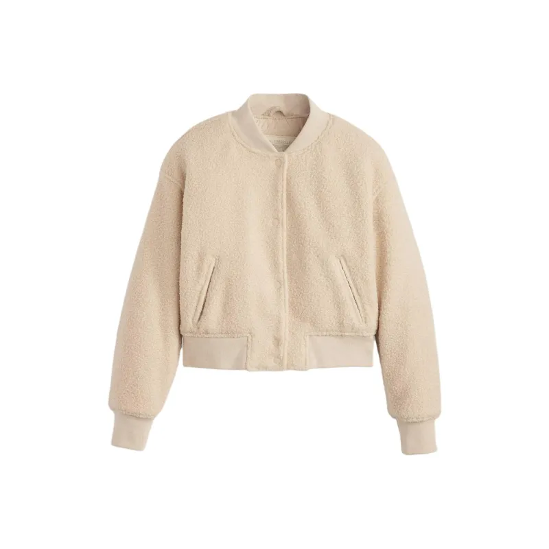 Levi’s Velvet-feel Coat Women's Cream-0