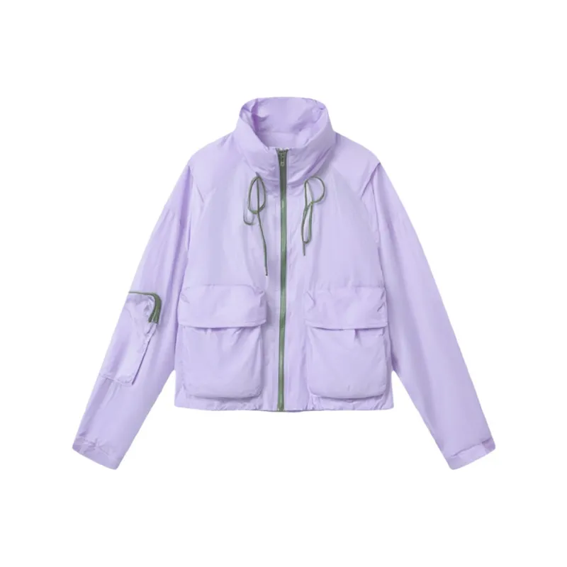 Ancient Alley Cropped Coat Women's-13