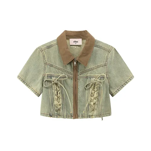 CHUU Denim Jackets Women's Blue