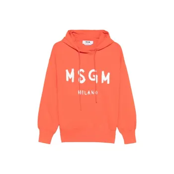 MSGM Logo print Hoodie