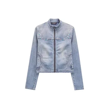 Ed Hardy SS25 Denim Jacket Women's Indigo